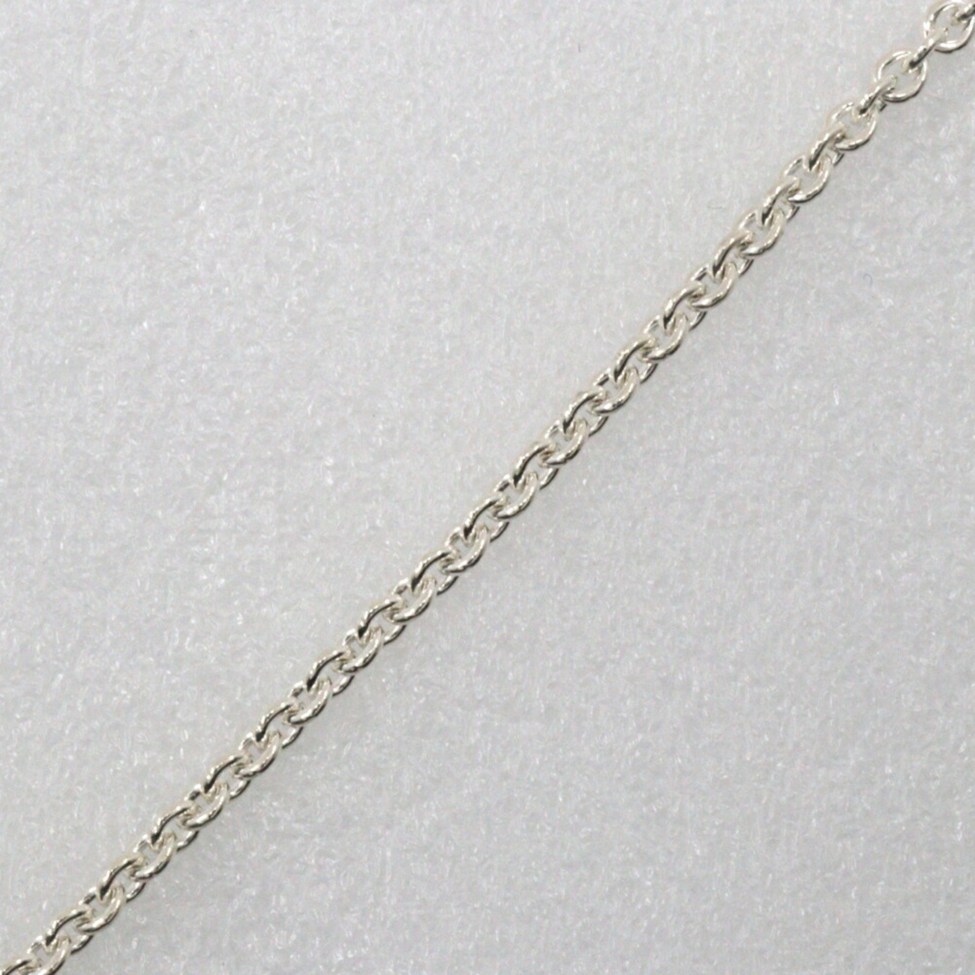 Tiffany TIFFANY&Co. Heart Necklace Elsa Peretti Silver 925 Approx. 5.6g Open heart Ladies