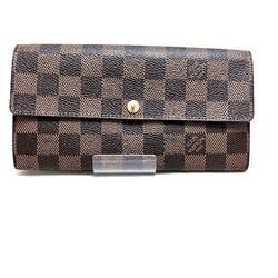 Louis Vuitton Damier Portefeuille Sarah N61734 Long Wallet Bi-fold Men's Women's