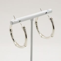 Gucci Bamboo Earrings, Silver 925, Approx. 15.0g, Bamboo, Women's, I213023136