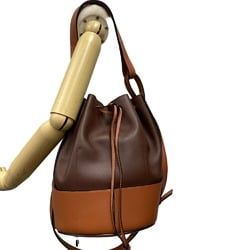 LOEWE Balloon Bag Shoulder Brown Women's