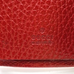 GUCCI 456118 6-ring GG Marmont key case, red, for women