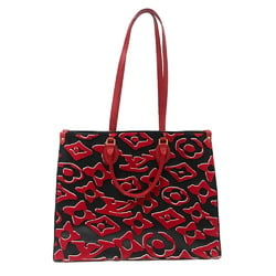 LOUIS VUITTON M45562 LVxUF On the Go GM Taffeta Tote Bag Red Unisex