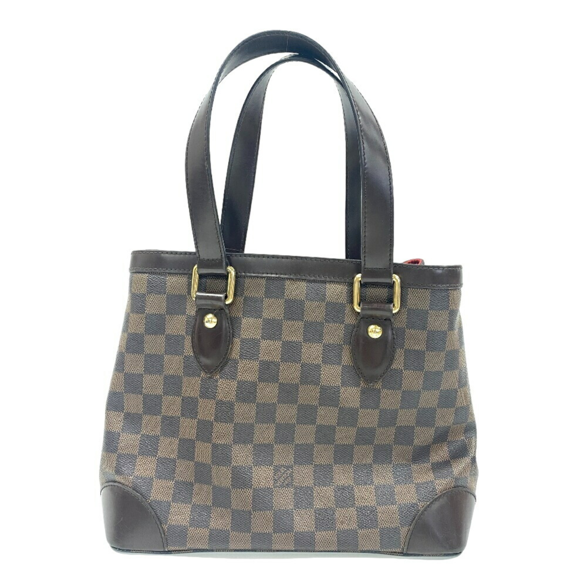 LOUIS VUITTON N51204 Hampstead MM Damier Handbag Brown Women's