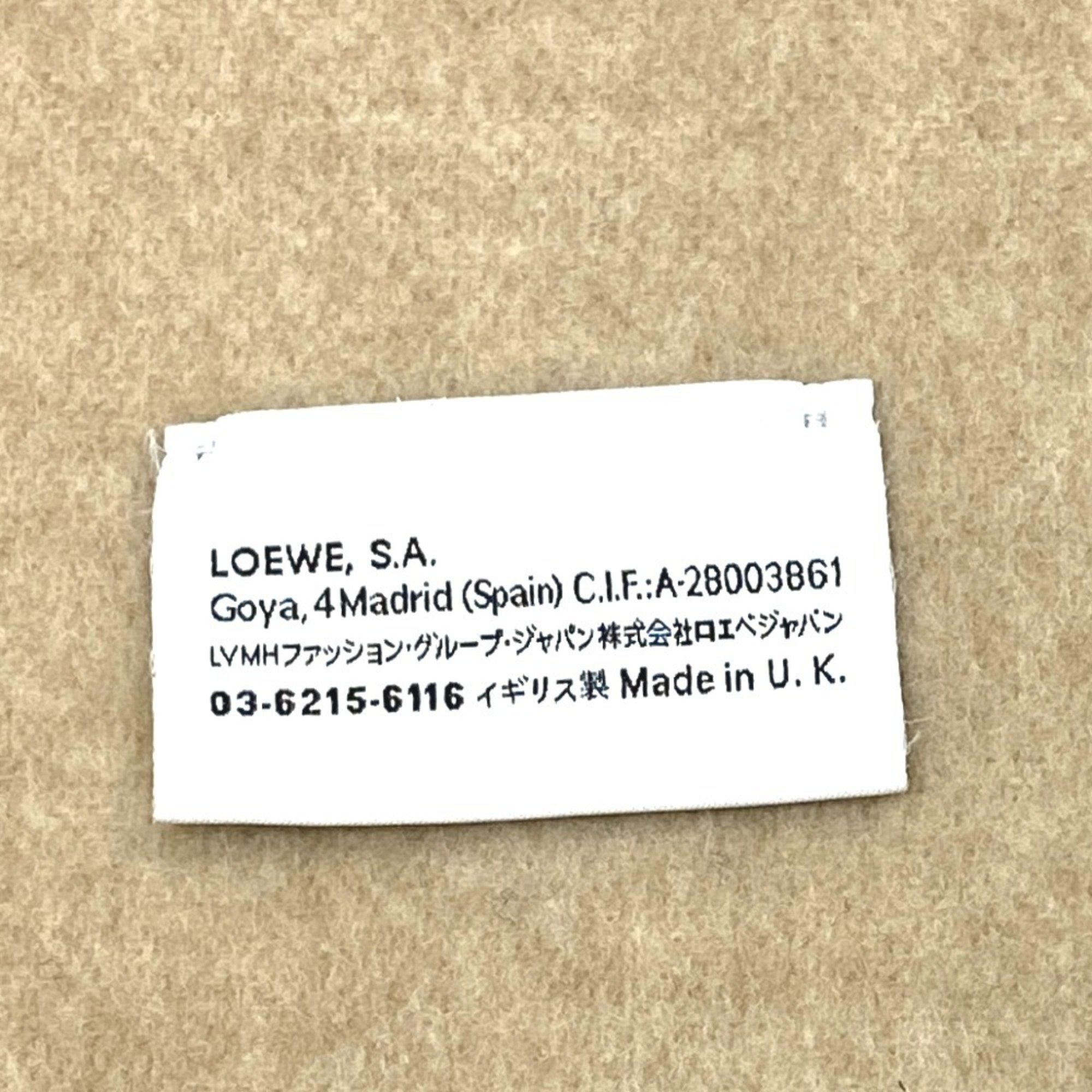 LOEWE Anagram Scarf Beige Women's