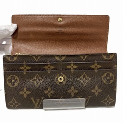 Louis Vuitton Monogram Portefeuille Sarah M61734 Wallet Long Men's Women's