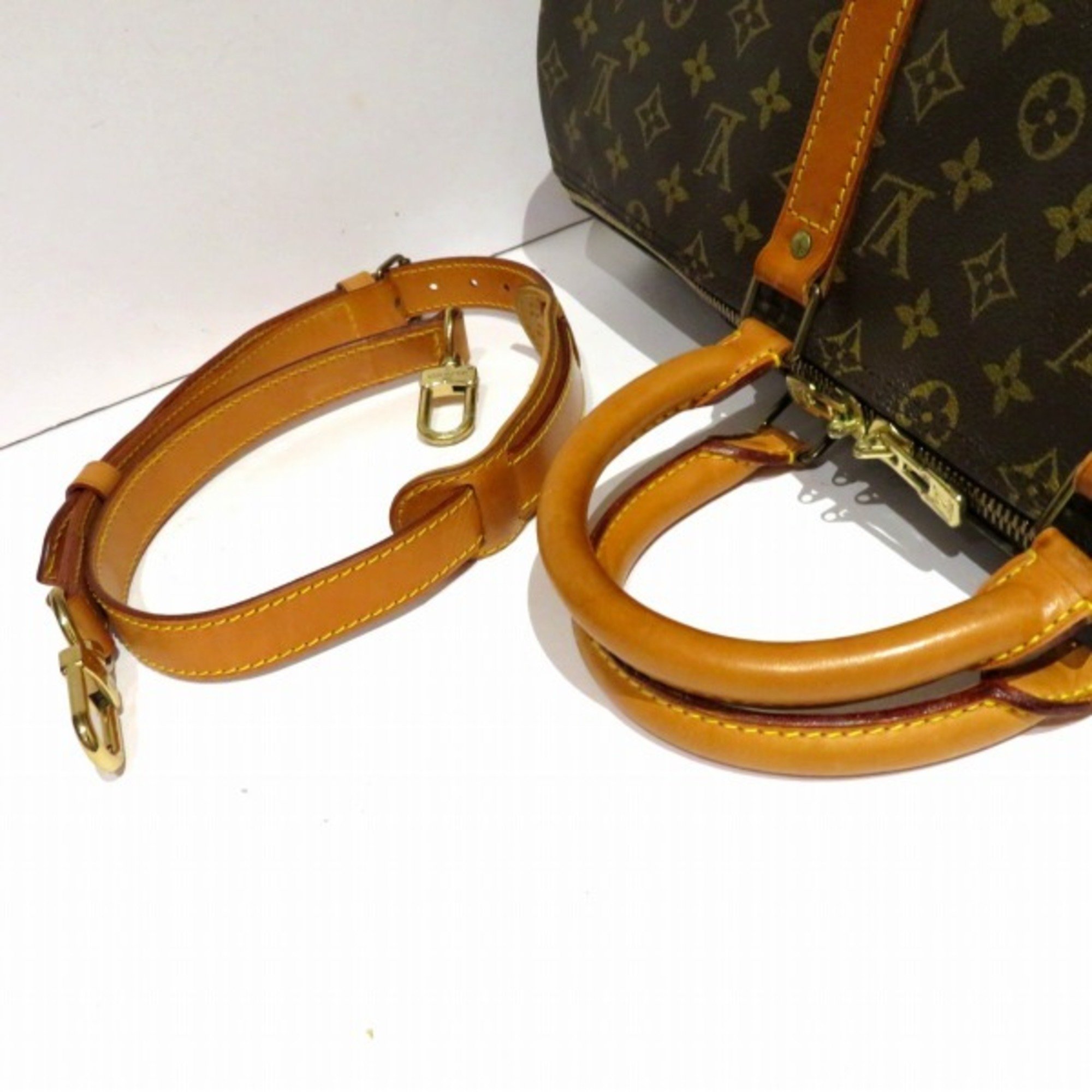 Louis Vuitton Monogram Keepall 50 Bandouliere M41416 Bag Boston bag for men and women