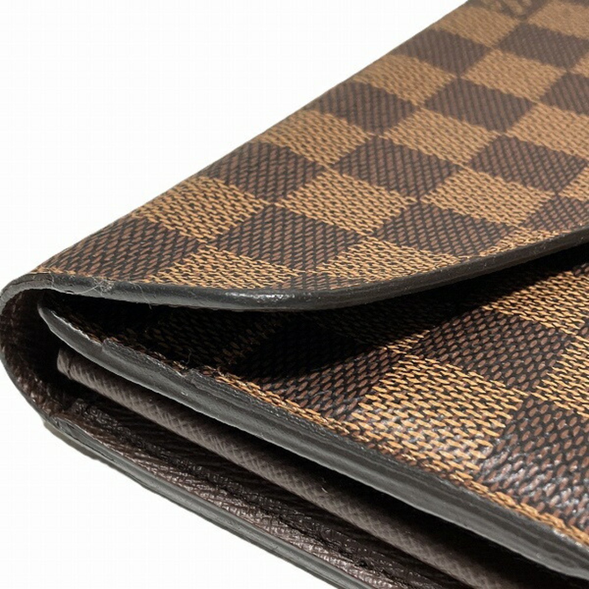 Louis Vuitton Damier Portefeuille Sarah N63209 Long Wallet for Men and Women