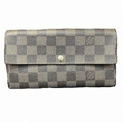 Louis Vuitton Damier Portefeuille Sarah N61734 Long Wallet Bi-fold Men's Women's