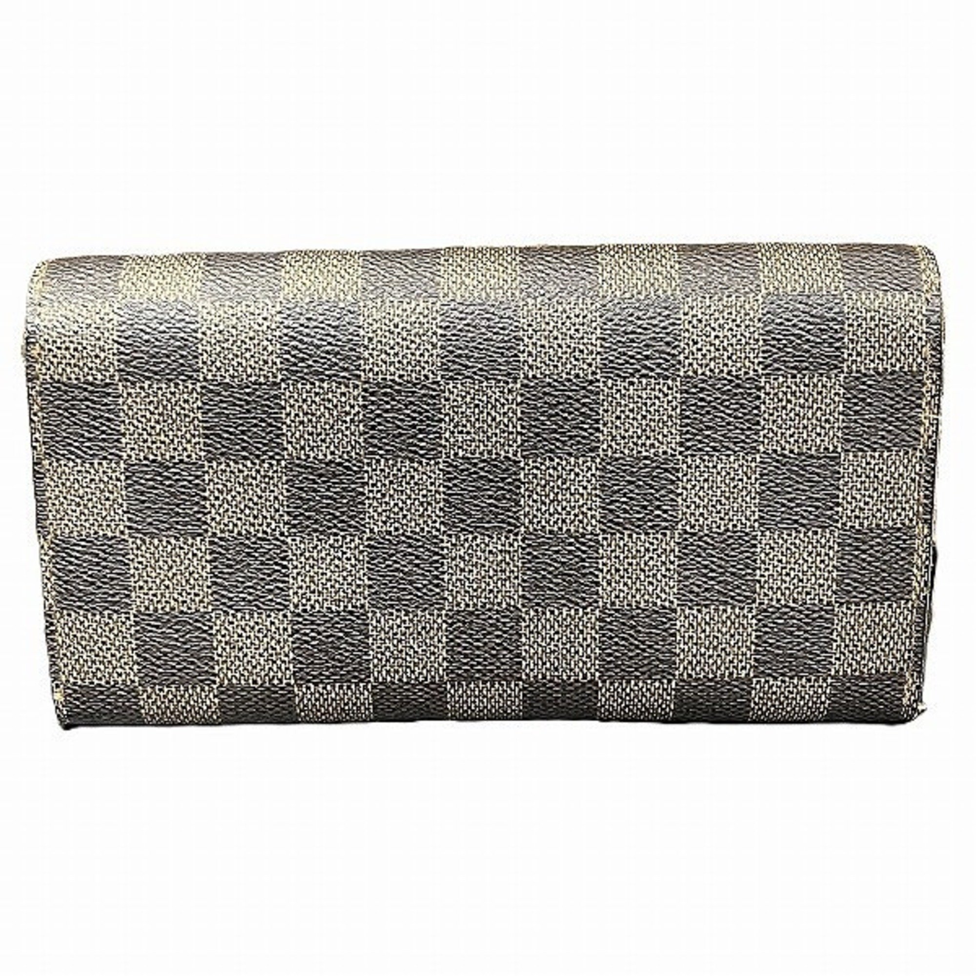 Louis Vuitton Damier Portefeuille Sarah N61734 Long Wallet Bi-fold Men's Women's