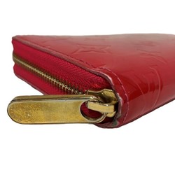 Louis Vuitton Monogram Vernis M91732 Zippy Wallet Rouge Grenadine Long for Women