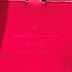 Louis Vuitton Monogram Vernis M91732 Zippy Wallet Rouge Grenadine Long for Women