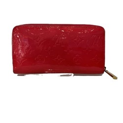 Louis Vuitton Monogram Vernis M91732 Zippy Wallet Rouge Grenadine Long for Women