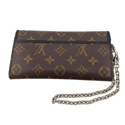 LOUIS VUITTON M60168 Portefeuilleron Monogram Macassar Long Wallet Brown Men's