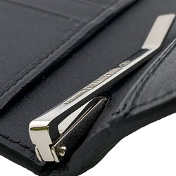 Valentino Garavani V Money Clip Bi-fold Wallet Black Men's