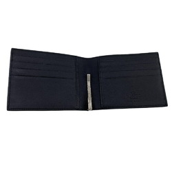 Valentino Garavani V Money Clip Bi-fold Wallet Black Men's