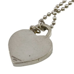 TIFFANY&Co. Tiffany Heart Lock 925x750 30.3g Necklace Silver Women's