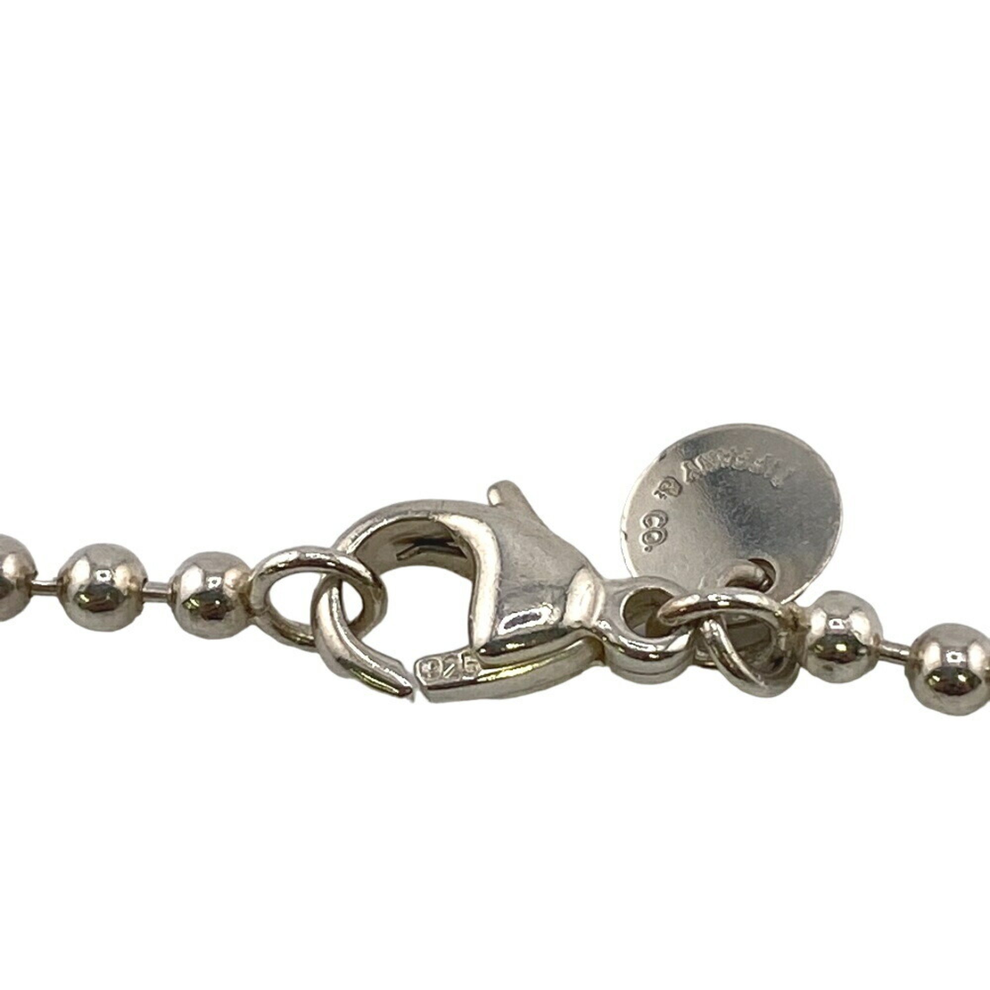 TIFFANY&Co. Tiffany Heart Lock 925x750 30.3g Necklace Silver Women's