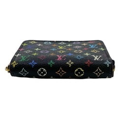 LOUIS VUITTON M93740 Zipper Coin Purse Round Monogram Multicolor Case Women's