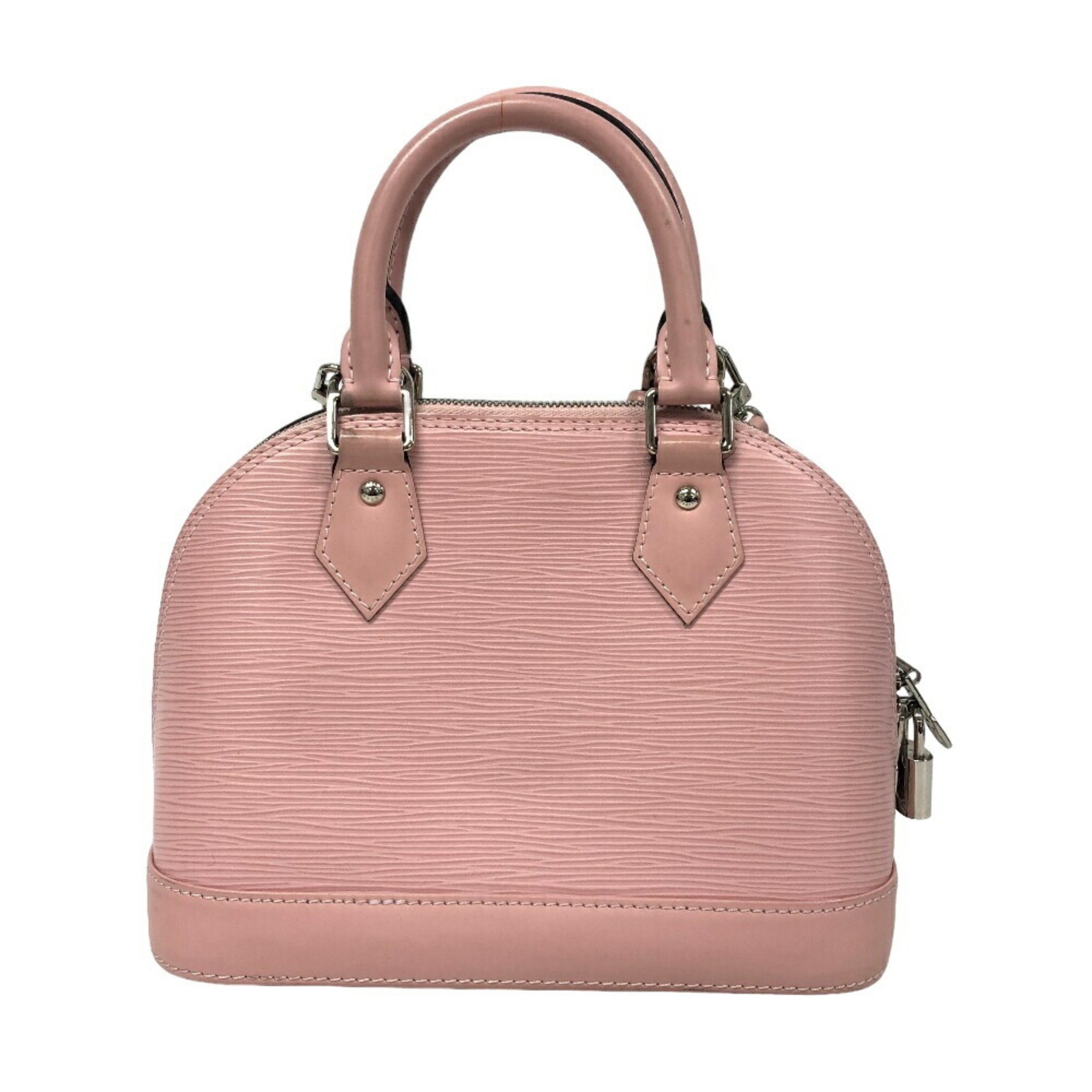 LOUIS VUITTON M41327 Alma BB Epi Handbag Pink Women's