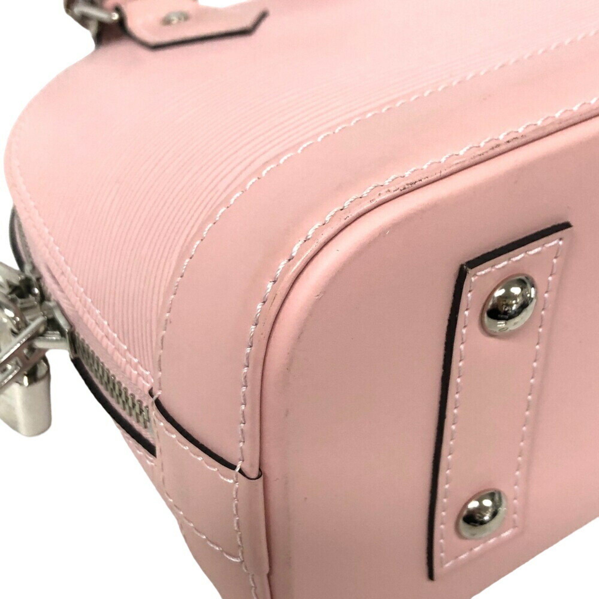 LOUIS VUITTON M41327 Alma BB Epi Handbag Pink Women's