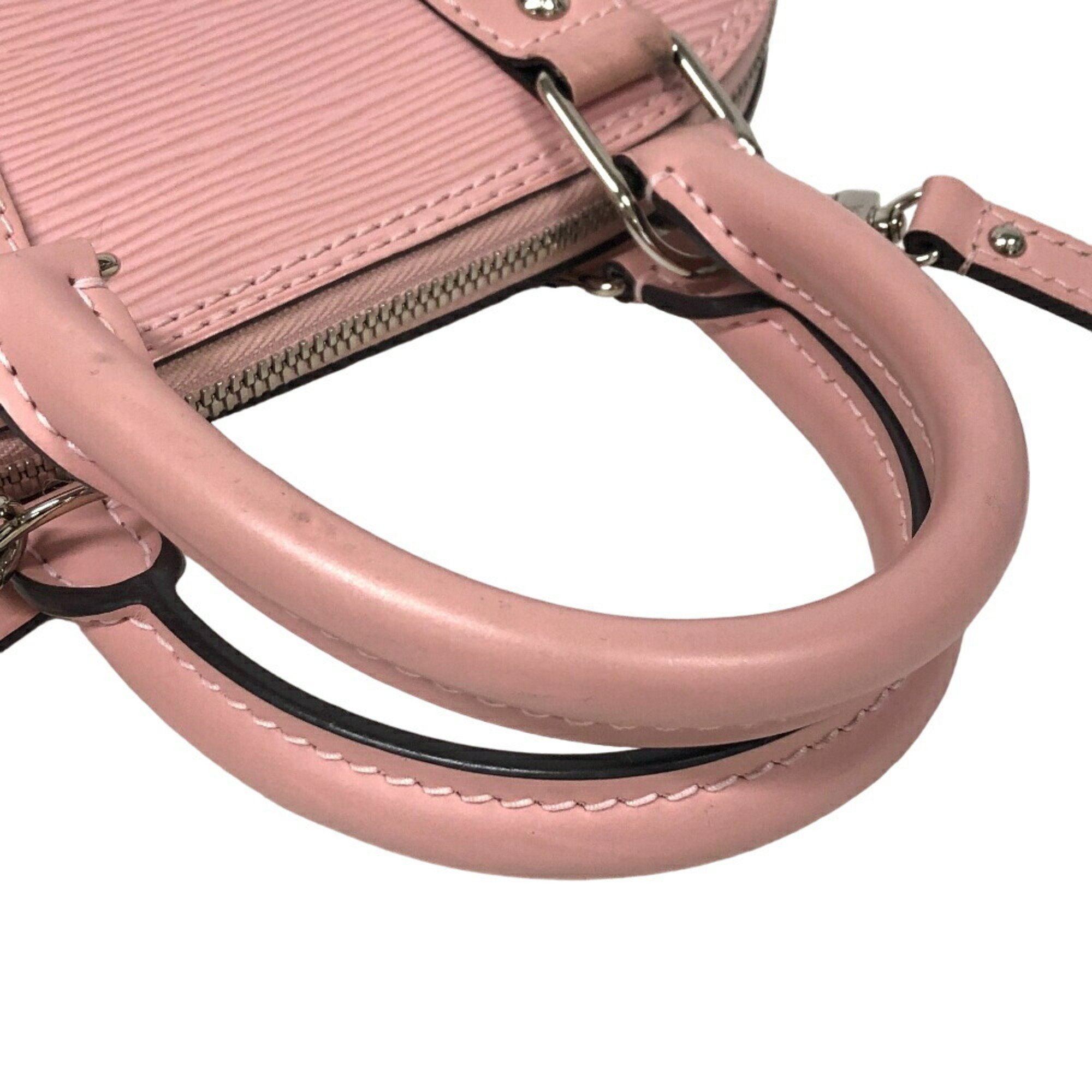 LOUIS VUITTON M41327 Alma BB Epi Handbag Pink Women's