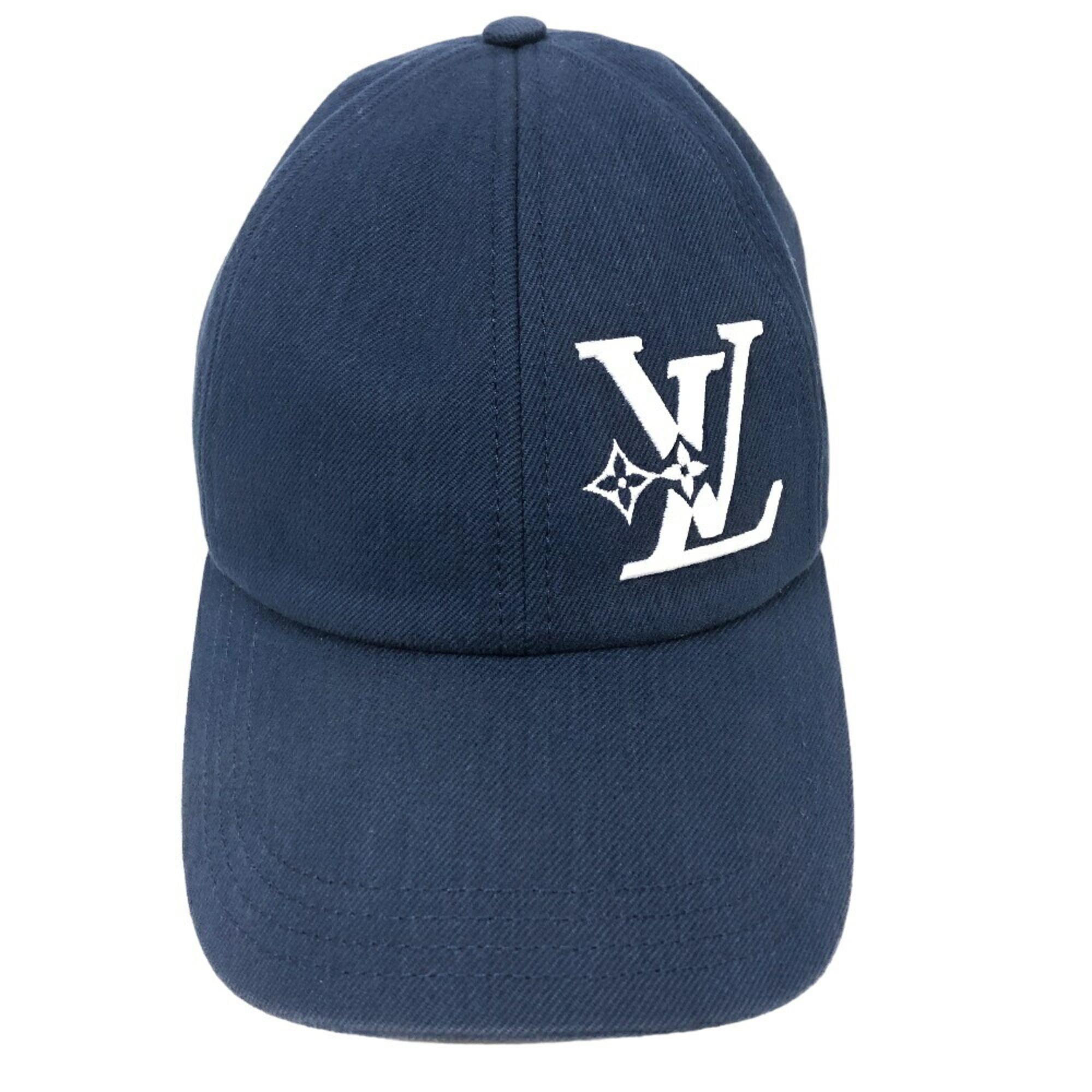 LOUIS VUITTON M7606L LV Smash Marine Cap Navy Unisex