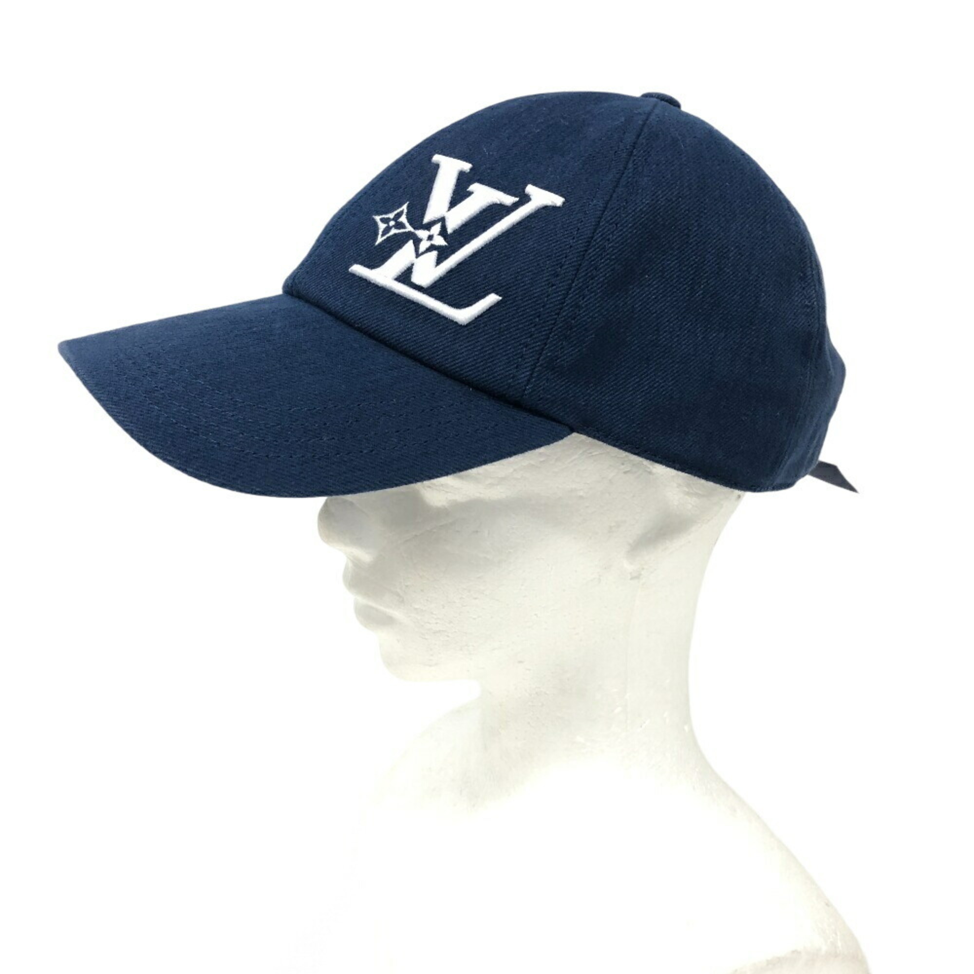 LOUIS VUITTON M7606L LV Smash Marine Cap Navy Unisex