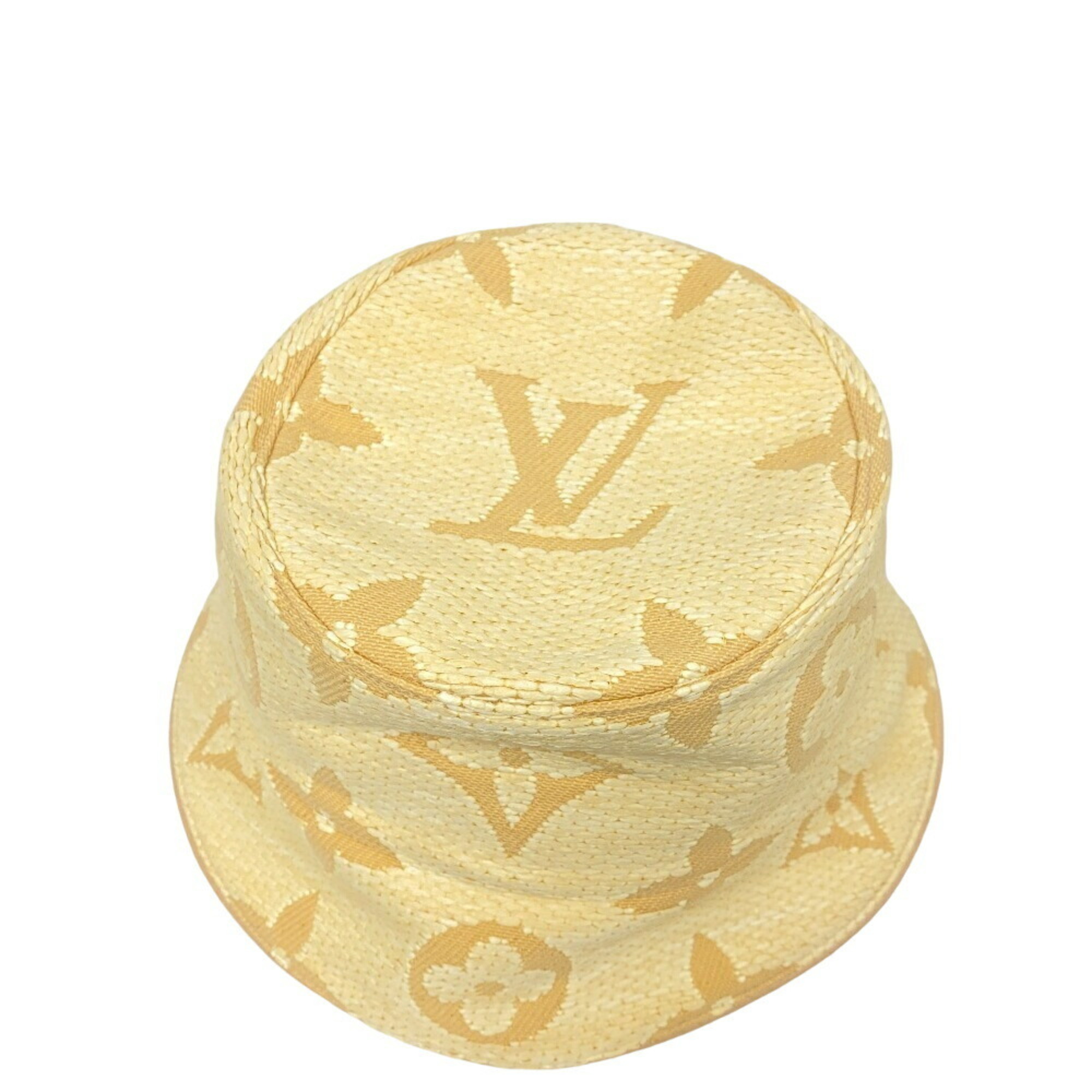 LOUIS VUITTON Louis Vuitton MV0273 Bucket Hat Beige Unisex