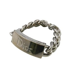 Christian Dior Chain Bracelet Silver Unisex