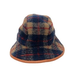 GUCCI 727244 58 M Check Hat Brown Unisex