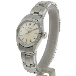 Rolex ROLEX Oyster Perpetual Watch 6623 Stainless Steel Automatic Silver Dial Ladies