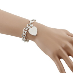 Tiffany & Co. Return to Bracelet Heart Silver 925 Approx. 32.0g TIFFANY Women's I213023161