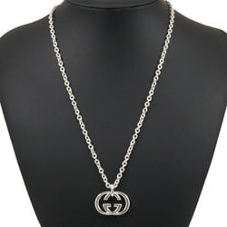 Gucci Interlocking G Necklace, Silver 925, Approx. 26.4g, G, Unisex, I213023197