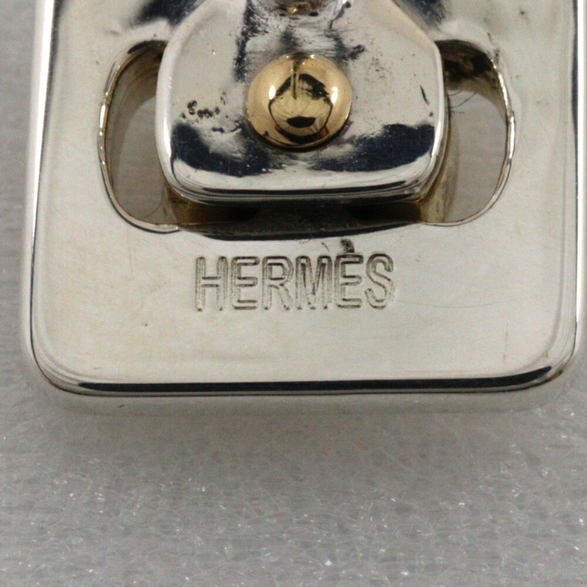 Hermes HERMES earrings, one piece only, 925 silver, approx. 3.4g, women's