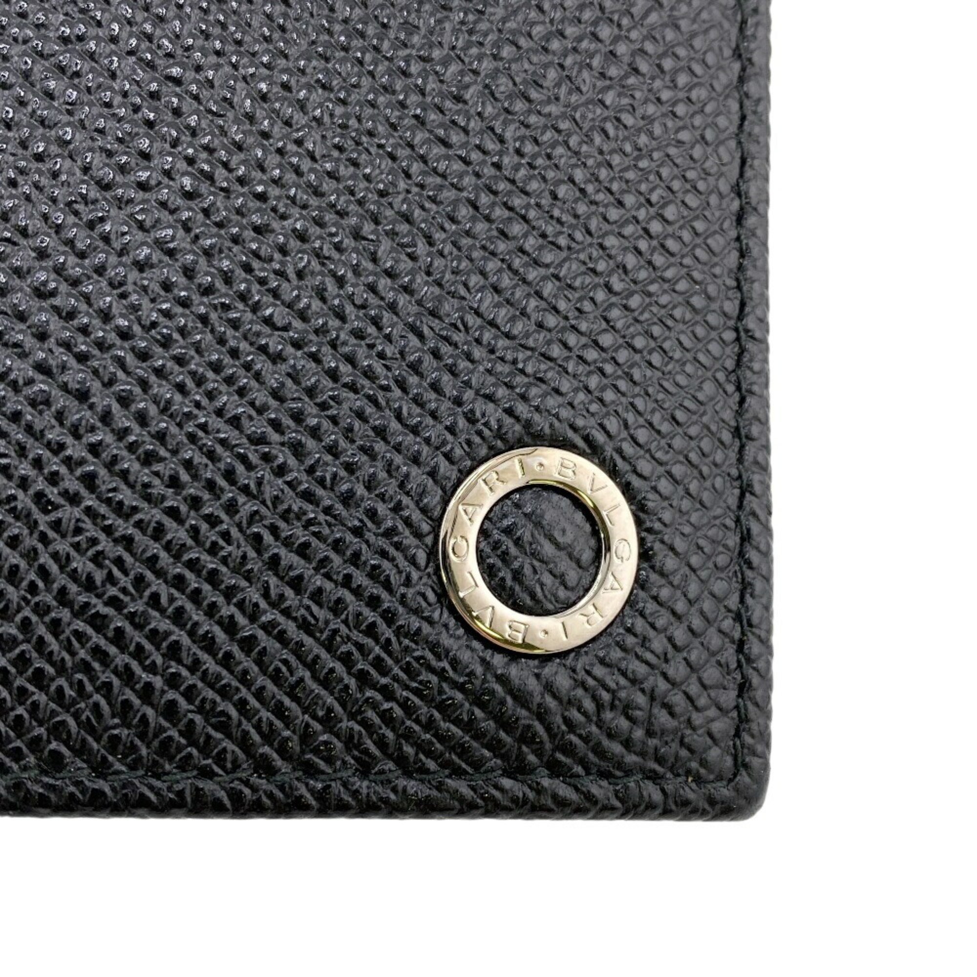 BVLGARI MAN Long Wallet Black Men's