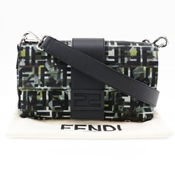 FENDI Mamma Bucket Shoulder Bag 3WAY Body Clutch Zucca Camouflage Pattern 7V72 Nylon Black 3way Type Unisex