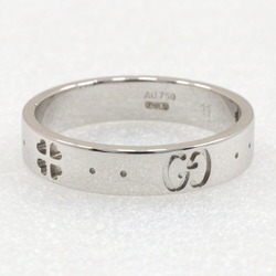 Gucci Icon size 10.5 ring, K18 white gold, approx. 3.3g, icon for women