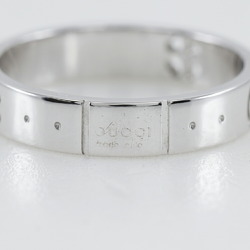 Gucci Icon size 10.5 ring, K18 white gold, approx. 3.3g, icon for women