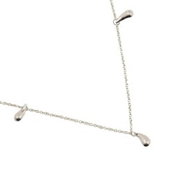 Tiffany & Co. Teardrop 3P Necklace Elsa Peretti Silver 925 Approx. 5.2g Women's I213023107