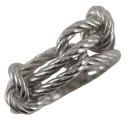 Hermes HERMES Cordage size 21 ring, silver, approx. 9.0g men's