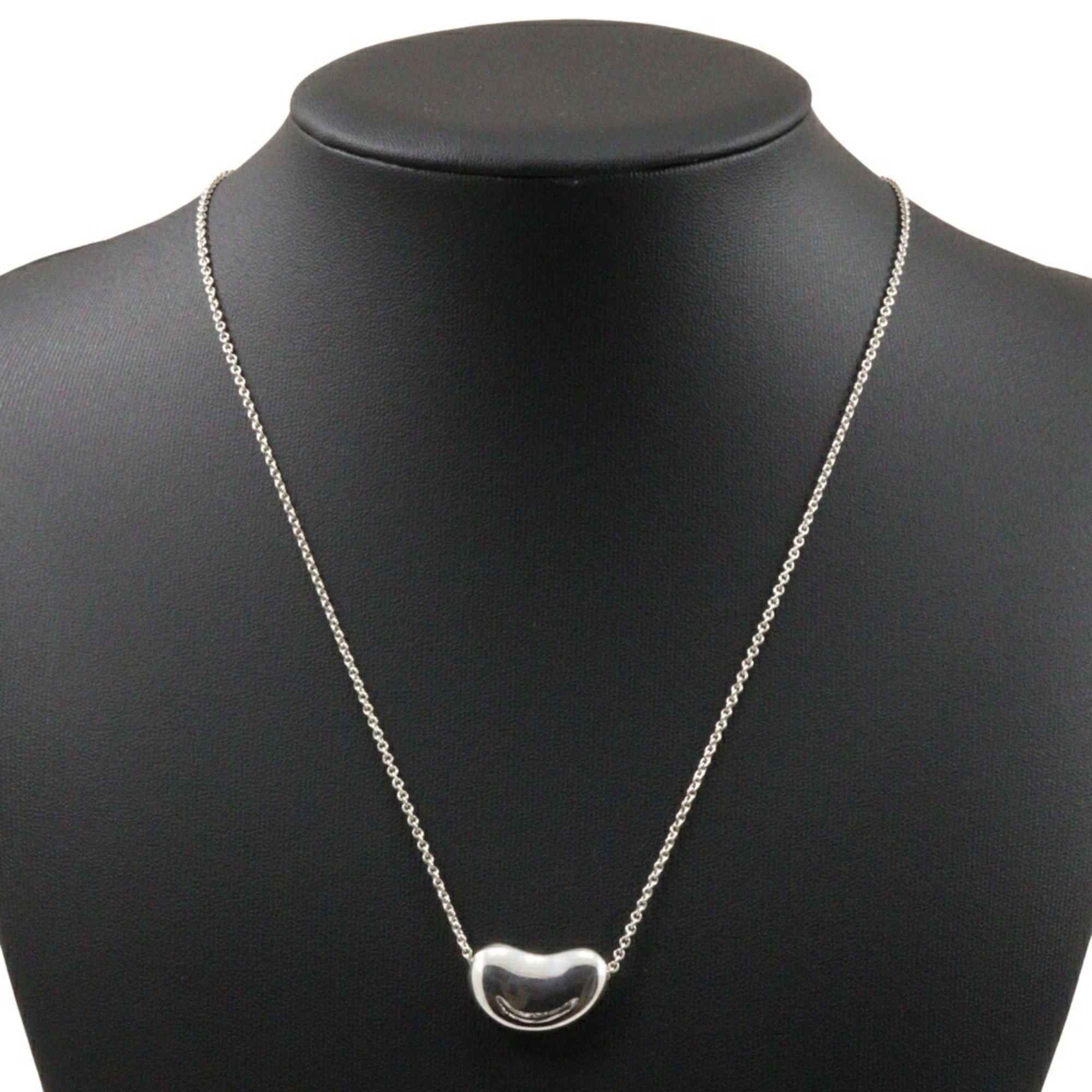 Tiffany & Co. Bean Medium Necklace Elsa Peretti Silver 925 Approx. 11.6g Women's I213023114