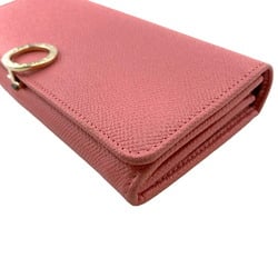 BVLGARI Clip Long Wallet Pink Women's