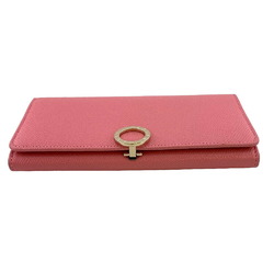 BVLGARI Clip Long Wallet Pink Women's