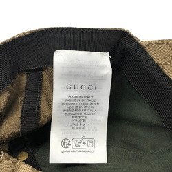 GUCCI 789016 GG Baseball Cap XL 60 Sherry Line Brown Unisex