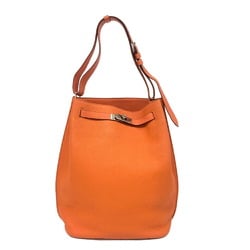 HERMES Hermes So Kelly 26 Tote Bag Orange Women's