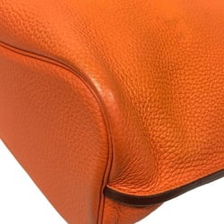 HERMES Hermes So Kelly 26 Tote Bag Orange Women's