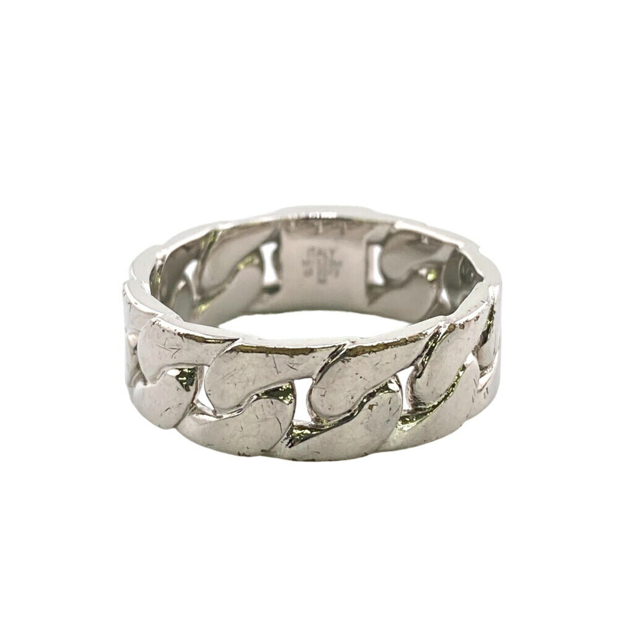 LOUIS VUITTON M1533M Ring, LV Mosaic Chain M Silver, Unisex