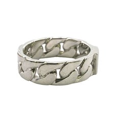 LOUIS VUITTON M1533M Ring, LV Mosaic Chain M Silver, Unisex