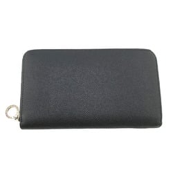 BVLGARI B.zero1 Round Long Wallet Black Men's