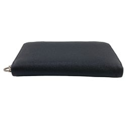 BVLGARI B.zero1 Round Long Wallet Black Men's